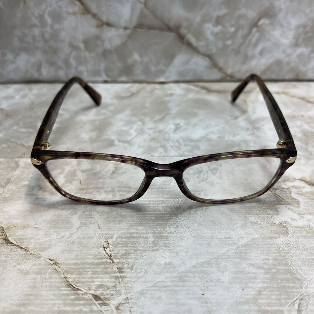 Coach Eyeglasses HC 6065 Confetti Light Brown Tortoise 51-17-135 FRAMES ONLY